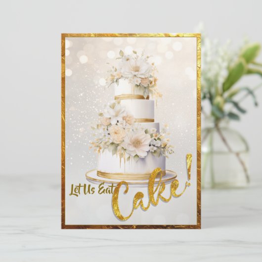 Mangeons Du Gâteau ! Invitation (Debout devant)