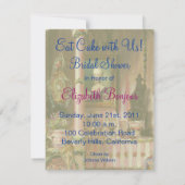 Mangeons le gâteau Marie Antoinette 5 ~ Invitation (Dos)