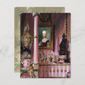 Mangeons le gâteau Marie Antoinette 5 ~ Invitation (Devant / Derrière)