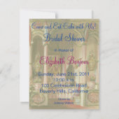 Mangeons le gâteau Marie Antoinette I ~ Invitation (Dos)