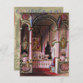 Mangeons le gâteau Marie Antoinette I ~ Invitation (Devant / Derrière)