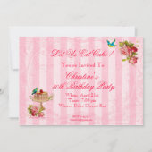 Mangeons les invitations à la fête du gâteau (Dos)