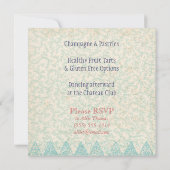 Mangeons les invitations à la fête du gâteau (Dos)