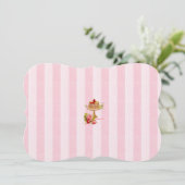 Mangeons les invitations à la fête du gâteau (Debout devant)