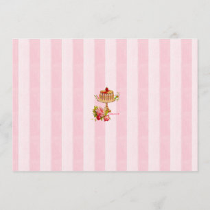 Mangeons les invitations de partie de gâteau