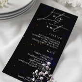 Mangeons Menu Dark Purple Magic Gold