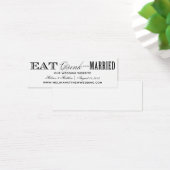MANGER, BOIRE | CARTES DE SITE MARIAGE (Bureau)