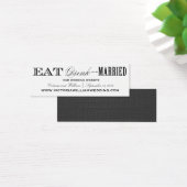 MANGER, BOIRE | CARTES DE SITE MARIAGE STYLE 2 (Bureau)