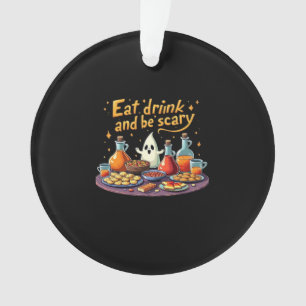 Manger, boire et être effrayant Halloween Amusant