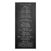 Manger, boire et être marié Chalkboard Programme d (Dos)