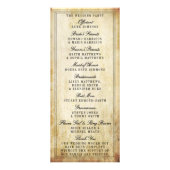 Manger, boire et être marié Programme de mariage v (Dos)