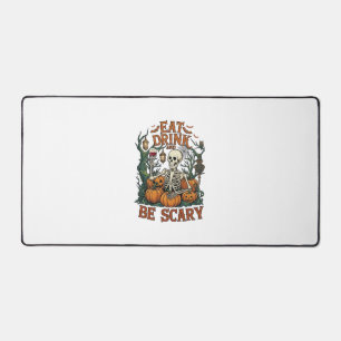 Manger Boire Être Squelette Effrayant Halloween Ci