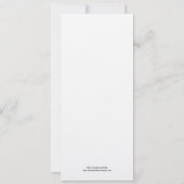 MANGER, BOIRE| FAIRE-PART DE MARIAGE 1 (Dos)