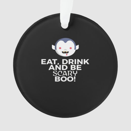 Manger Boire Fantôme Effrayant Halloween Créatif D (devant)