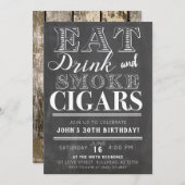 Manger Boire & Fumer Cigars Toute invitation Événe (Devant / Derrière)