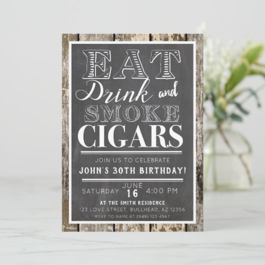 Manger Boire & Fumer Cigars Toute invitation Événe (Debout devant)