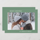 Manger Boire & Soyez Joyeux Noël Invitation (Devant / Derrière)