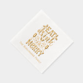 Manger Boire Soyez Merry Typographie Nom de famill (Droite)