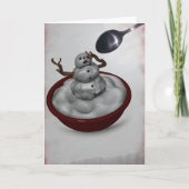 Manger Carte Snowman (Devant)