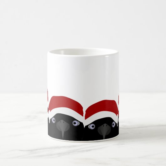 Manger Crow Holiday Mug (Centre)
