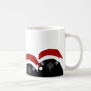 Manger Crow Holiday Mug
