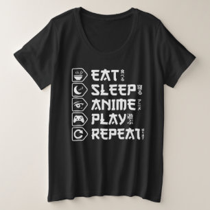 Manger Dormir Anime Jouer Répéter Style de vie Ota
