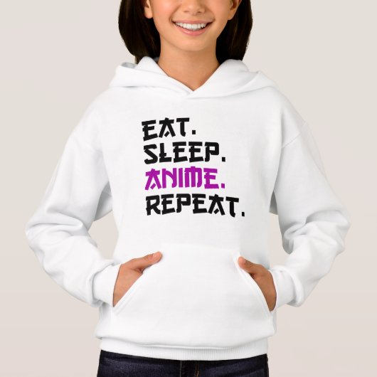 Manger Dormir Anime Répéter (Devant)