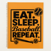 manger dormir baseball répéter (Devant)