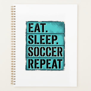 Manger Dormir Football Répéter Chemise Vintage Typ