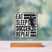 Manger Dormir Football Répéter Conception de Chemi (Neutre)
