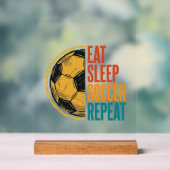 Manger Dormir Football Répéter Conception de Maill (Neutre)