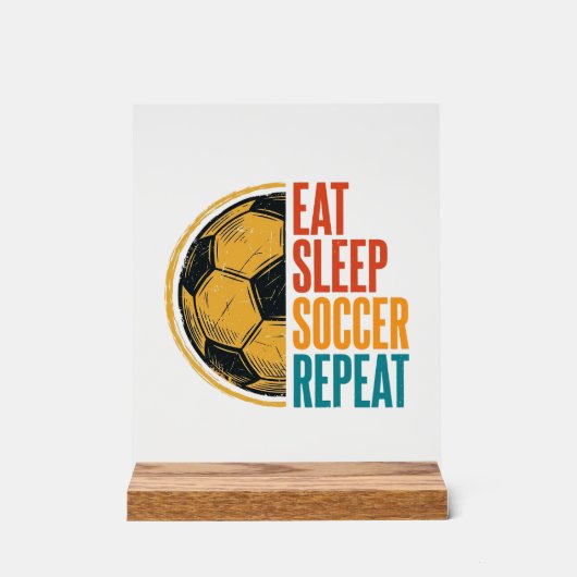 Manger Dormir Football Répéter Conception de Maill (Recto)