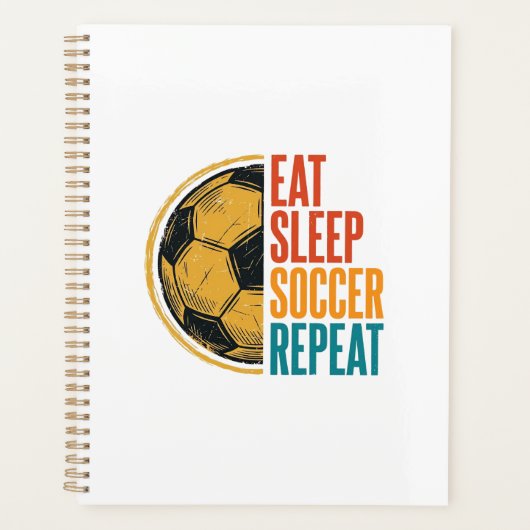 Manger Dormir Football Répéter Conception de Maill (Devant)