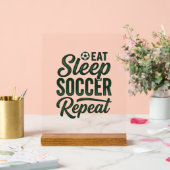 Manger Dormir Football Répéter Conception de T-Shi (Mariage)