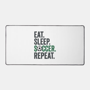 Manger Dormir Football Répéter Design T-Shirt Vint