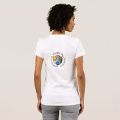 Manger, dormir, imprimer, répéter t-shirt en tissu (Dos entier)