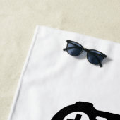 Manger dormir jeu répéter serviette de plage drôle (En situation)