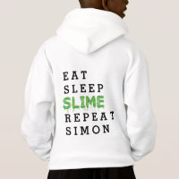 manger, dormir, minettes, répéter gooey