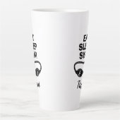 Manger dormir nager répéter grand mug de café au l (Devant)