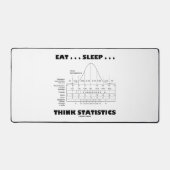 Manger... Dormir... Pensez les statistiques courbe (Recto)