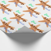 Manger Dormir Plage - Papier Cadeau (Coin)