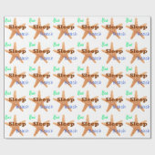 Manger Dormir Plage - Papier Cadeau (Plat)