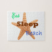 Manger Dormir Plage - Puzzle (Horizontal)