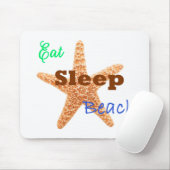 Manger Dormir Plage - Tapis de Souris (Avec souris)