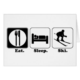 manger dormir skier