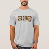 Manger. Dormir. Tir à l'arc. T-shirt (Devant)