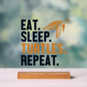 Manger Dormir Tortues Répéter Tortue Peint Amant C (Neutre)