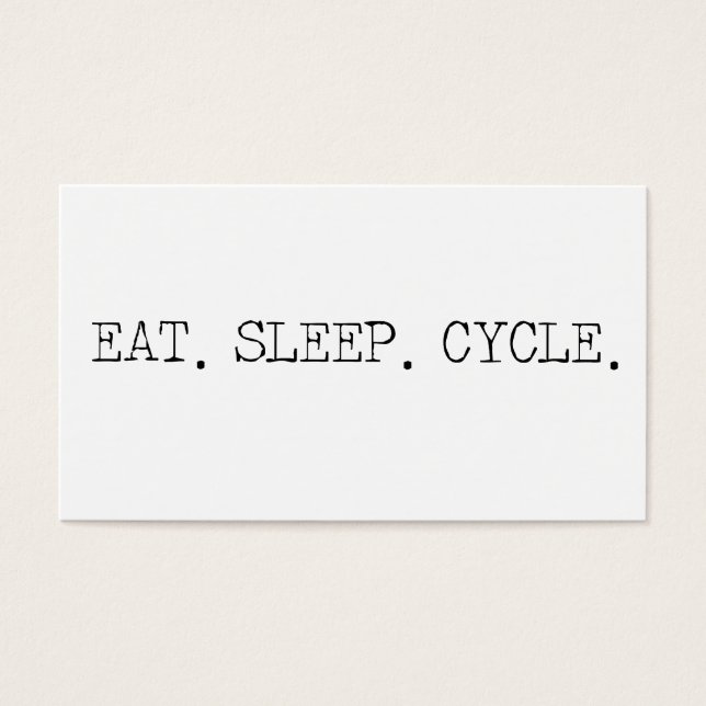 Manger le cycle du sommeil (Devant)