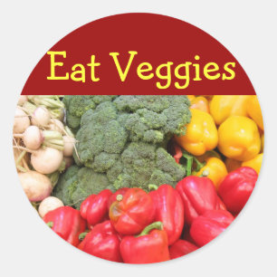 Manger les autocollants Veggie