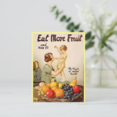MANGER PLUS Carte postale FRUITS (Debout devant)
